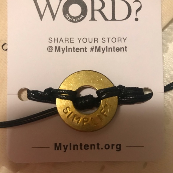 Jewelry - My Intent Bracelet